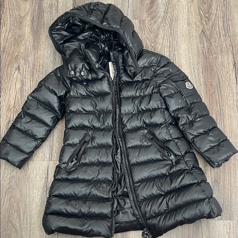 Moncler Kids Black Puffer Coat